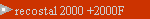 recostal 2000 +2000F